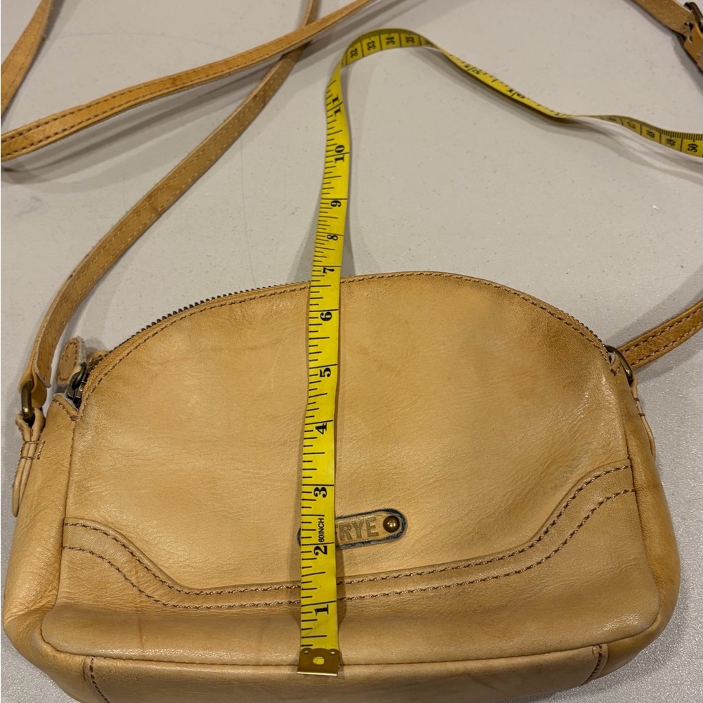 Frye Light Brown,yellow tanLeather Crossbody Bag